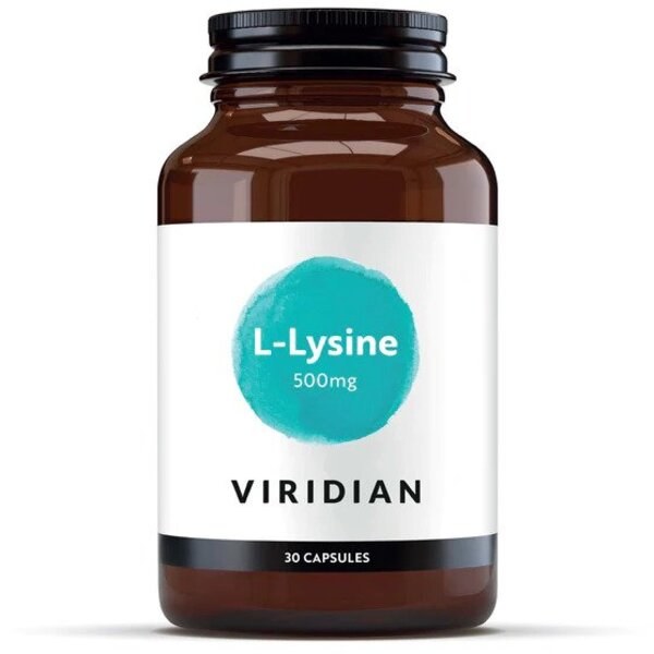 Picture of Viridian L-Lysine 500mg -30 Capsules